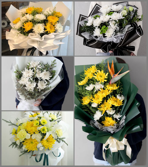 贵州毕节市纳雍县左鸠戛乡下瓦房村白事花束代送